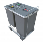 Plastikust pr&uuml;gikast sorteeritud j&auml;&auml;tmete jaoks / sisseehitatud 40 l Ecofil - Elletipi