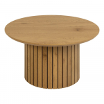 &Uuml;mmargune kohvilaud tammeplaadiga &oslash; 80 cm Yale - Actona