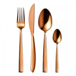 Kuldse v&auml;rvi roostevabast terasest s&ouml;&ouml;giriistad 24 tk Copper - Orion