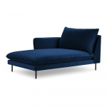 Sinine sametist lamamist tugitool (vasakpoolne nurk) Vienna - Cosmopolitan Design