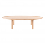 Naturaalset v&auml;rvi tammepuust kohvilaud 80x150 cm Mu - Gazzda