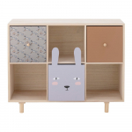 Laste raamaturiiul t&auml;ispuidust pavlovnia naturaalses v&auml;rvitoonis 55x89,5 cm Calle - Bloomingville Mini