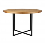 &Uuml;mmargune s&ouml;&ouml;gilaud tammedekooriga &oslash; 120 cm Class - Dutchbone