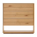 Tammedekooriga k&otilde;rge kapp 100x97 cm Alguema - Kave Home