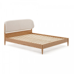 Tuhapuidust kaheinimesevoodi koos voodip&otilde;hjaga 160x200 cm Octavia &ndash; Kave Home