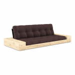 Tumepruun diivanvoodi 244 cm Base - Karup Design