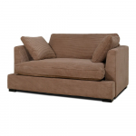 Helepruun velvetist diivan 132 cm Mobby - Scandic