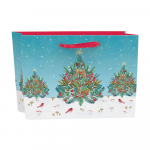 Kinkekott j&otilde;ulumotiiviga 35x31 cm Beneath the Tree &ndash; Roger la Borde