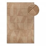 Beež k&auml;sitsi kootud villane vaip 80x150 cm Ursule - Villeroy&Boch