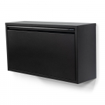 Must metallist hingedega jalatsiriiul Billy - Spinder Design