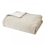 Kreem voodipesu kaheinimesevoodile lambavillaga 220x230 cm Cosy Nori - Catherine Lansfield