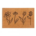 Kookoskiududest uksematt 40x70 cm Wildflowers &ndash; Hanse Home