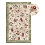 Roheline j&otilde;ulumotiividega puuvillaseguga vaip 50x80 cm Toy's Delight Green Christmas - Villeroy&Boch