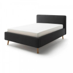 Antratsiitne polsterdatud &uuml;heinimesevoodi ilma voodip&otilde;hjata 120x200 cm Mattis &ndash; Meise M&ouml;bel