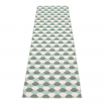 Roheline-t&uuml;rkiissinine sise/v&auml;lisvaip 70x250 cm Dana Army &ndash; Pappelina