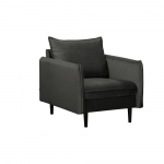 Tumehall sametist tugitool Juli - Ropez