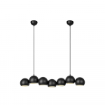 Must rippvalgusti metallist varjuga Cupolo - Marksl&ouml;jd