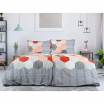 Hall krepp voodipesu &uuml;heinimesevoodile 140x200 cm Honey Comb - B.E.S.