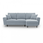 Helesinine sametist panipaigaga nurgadiivanvoodi Kyoto - Cosmopolitan Design