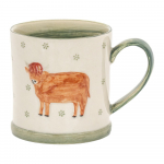 Roheline/beež kivikeraamikast kruus 225 ml Cow - Sass & Belle