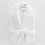 Valge puuvillane hommikumantel, suurus M Tendresse - douceur d'int&eacute;rieur