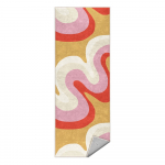 Kollane-roosa pestav vaip 80x200 cm Raspberry Creamsicle - Mila Home