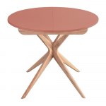 &Uuml;mmargune pikendatav s&ouml;&ouml;gilaud lisaplaadiga &oslash; 90 cm Jubi &ndash; Ragaba