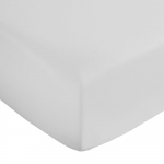 Valge satiin-puuvillane voodilina 150x200 cm Cotton Sateen - Bianca