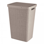 Taupe v&auml;rvi plastmassist pesukorv 58 l Jute - Curver