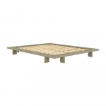 Salveiroheline m&auml;nnipuidust kaheinimesevoodi koos voodip&otilde;hjaga, ilma peatsita 160x200 cm Japan - Karup Design