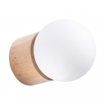 Valge seinavalgusti &oslash; 12 cm Surtur - Sollux