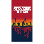 Punane puuvillane laste r&auml;tik 70x140 cm Stranger Things - Jerry Fabrics