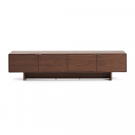 Tumepruun TV-alus 200x46x40 cm Norlen - Kave Home