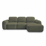 Roheline bukleekangast panipaigaga nurgadiivanvoodi (parem nurk) Montaigne - Bobochic Paris