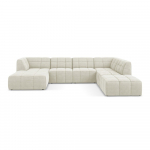 Beež bukleekangast nurgadiivan (U-kujuline) Aloha - Makamii