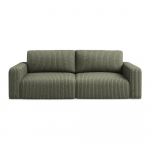 Roheline velvetist panipaigaga diivanvoodi 252 cm Kona - Makamii