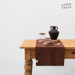 Linane laualina 40x150 cm Chocolate - Linen Tales