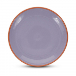Oranž/lilla keraamiline magustoidutaldrik &oslash; 18 cm Duo - ONA