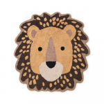 Oranž/pruun pestav/k&auml;sitsi kootud puuvillane lastevaip 120x125 cm Snuggle Roary - Hanse Home