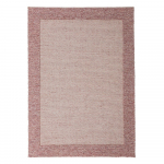 Heleroosa k&auml;sitsi kootud villasegu vaip 120x170 cm Rue - Flair Rugs