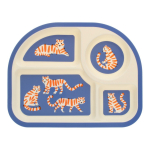 Sinine/beež plastmassist lastetaldrik 21x27 cm Tiger - Rex London