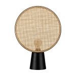 Matt must/naturaalsest metallist laualamp (k&otilde;rgus 48,5 cm) Tierra - Nova Luce