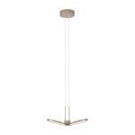 Alumiiniumist h&auml;mardatav LED-ripatslamp mattkuldses v&auml;rvitoonis, l&auml;bim&otilde;&otilde;duga 32,5 cm Vea - Nova Luce