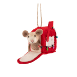 Tekstiilj&otilde;uluehe, 13 cm Mouse in Letter Box &ndash; Sass & Belle
