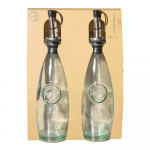 Ringlussev&otilde;etud klaasist &otilde;li ja &auml;&auml;dika komplekt, 300 ml Authentic - Ego Dekor