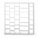 Valge raamaturiiul 216x224 cm Valsa &ndash; TemaHome