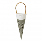 Roheline keraamiline riputatav kaunistus Koonus, k&otilde;rgus 14,5 cm Nobili - K&auml;hler Design