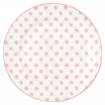 Roosa portselanist magustoidutaldrik Laurie, &oslash; 20,5 cm - Green Gate