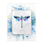 Seinamaal l&otilde;uendil valges raamis Liblikas, 29 x 24 cm - Tablo Center