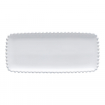 Valge keraamiline pikk kandik , pikkus 30 cm Pearl - Costa Nova